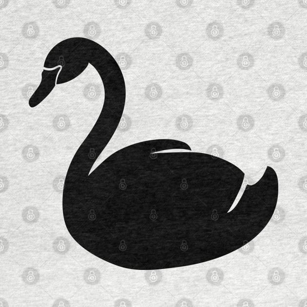 Swan Silhouette by KC Happy Shop